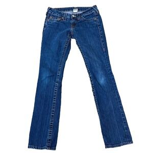 True Religion Johnny Jean's Women's Size 26 USA Straight Leg Vintage Classic USA